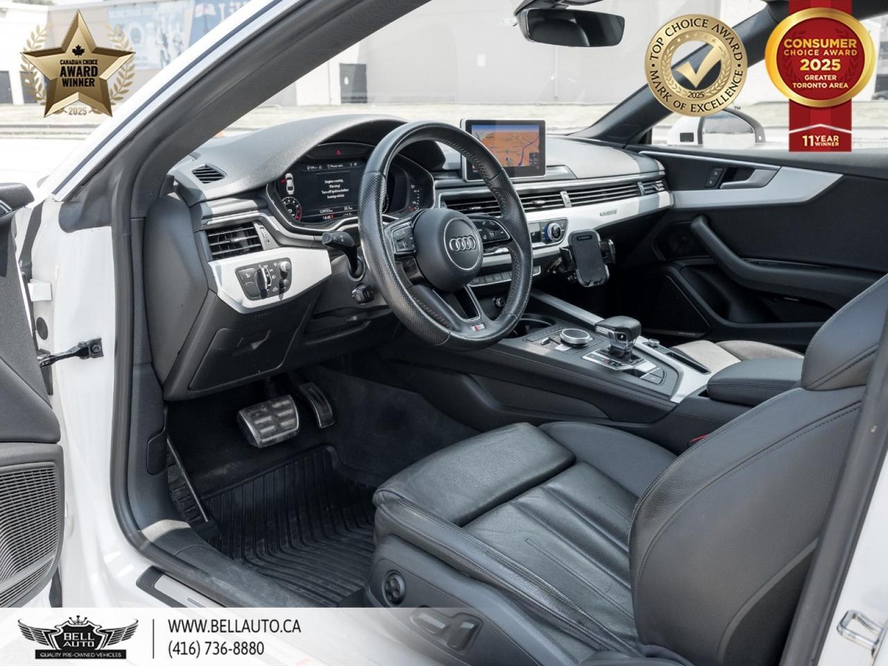 2018 Audi A5 Coupe Technik, QUATTRO, AWD, NAVI, PANO, BACKUPCAM, B.SPOT, PDC, LEATHER, NOACCIDENT Toronto ON