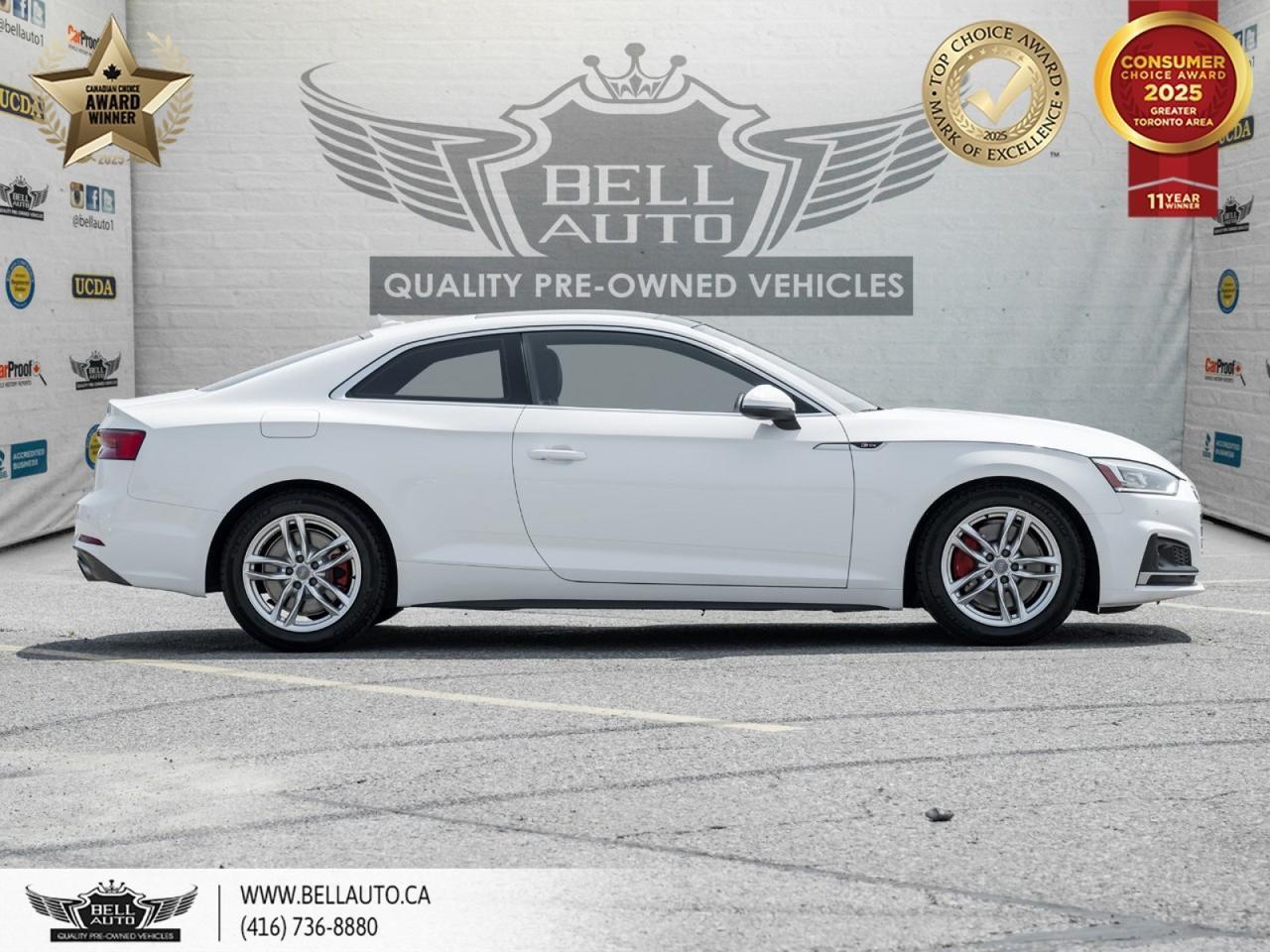 2018 Audi A5 Coupe Technik, QUATTRO, AWD, NAVI, PANO, BACKUPCAM, B.SPOT, PDC, LEATHER, NOACCIDENT Toronto ON