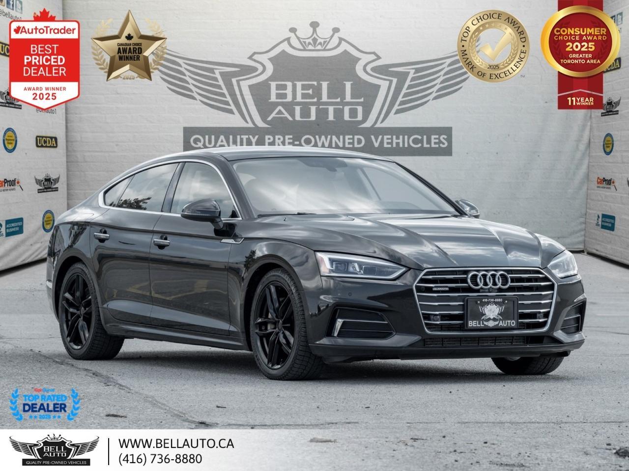 2018 Audi A5 Sportback 2.0TFSI Technik QUATTRO | BACKUPCAM | PANO | NAVI | LOW KMS | NOACCIDENT Toronto ON
