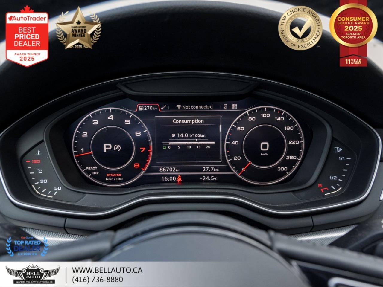 2018 Audi A5 Sportback 2.0TFSI Technik QUATTRO | BACKUPCAM | PANO | NAVI | LOW KMS | NOACCIDENT Toronto ON