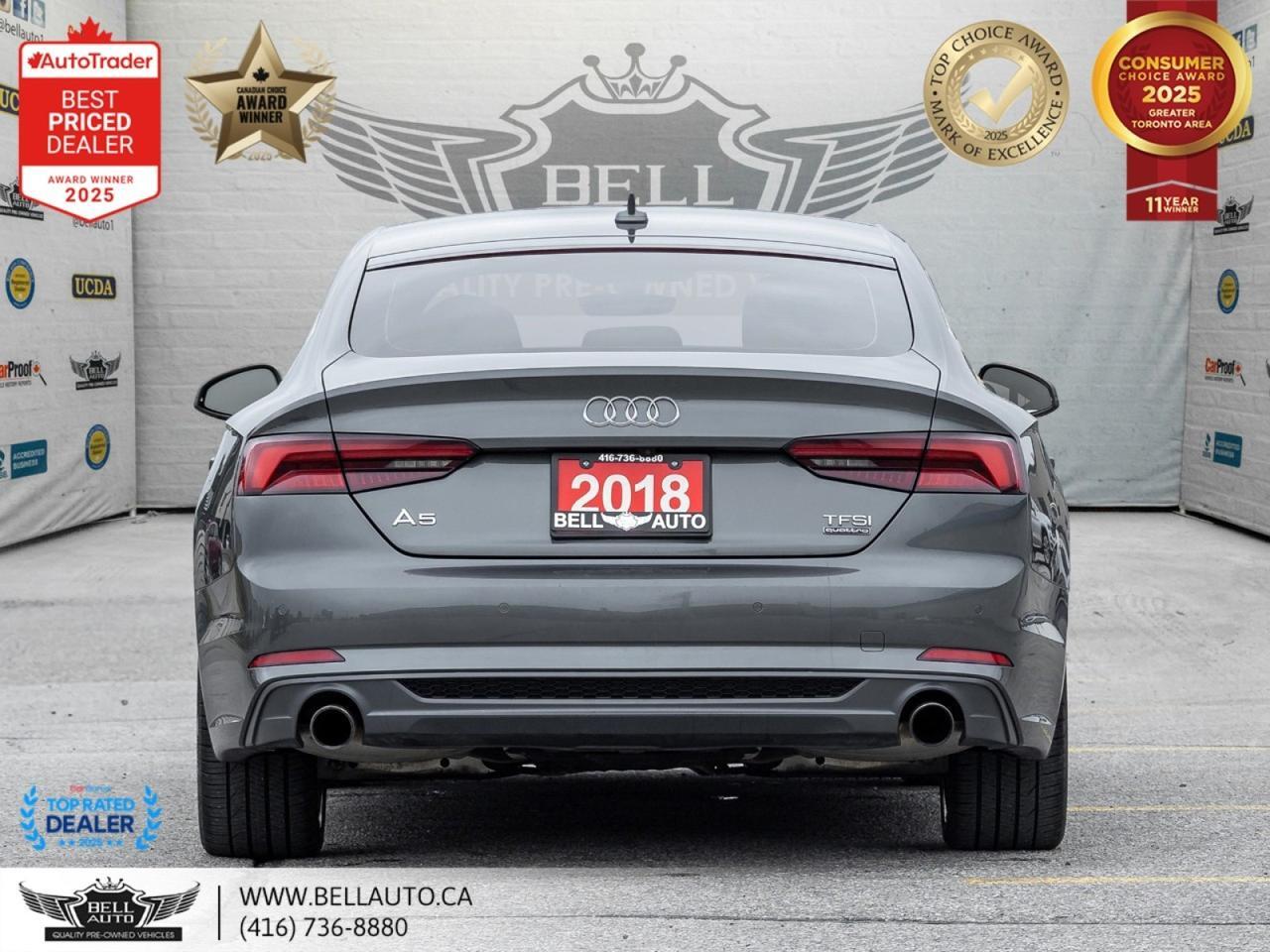 2018 Audi A5 Sportback Progressiv S-LINE NAVI B.CAM NOACCIDENT Toronto ON
