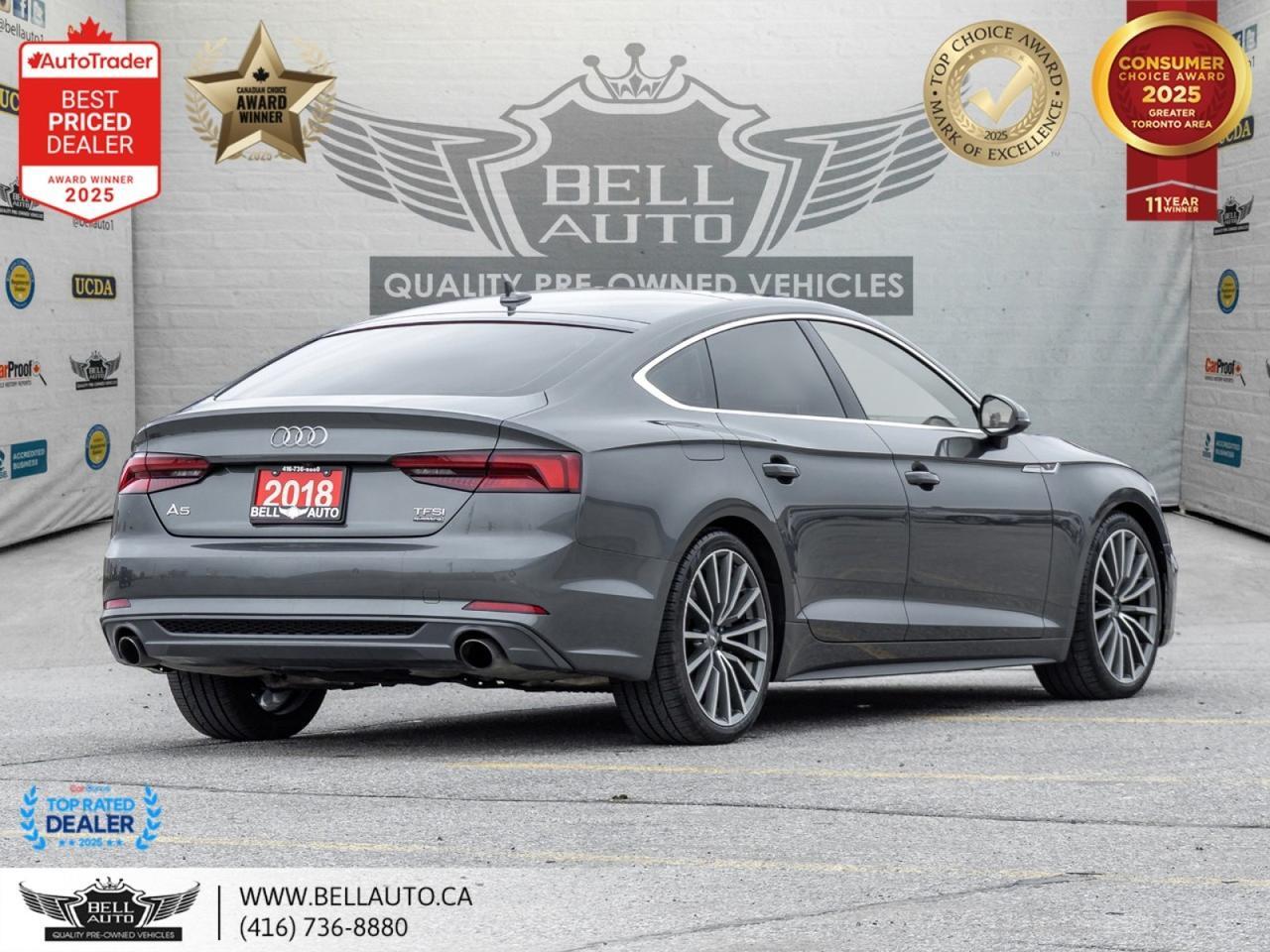 2018 Audi A5 Sportback Progressiv S-LINE NAVI B.CAM NOACCIDENT Toronto ON
