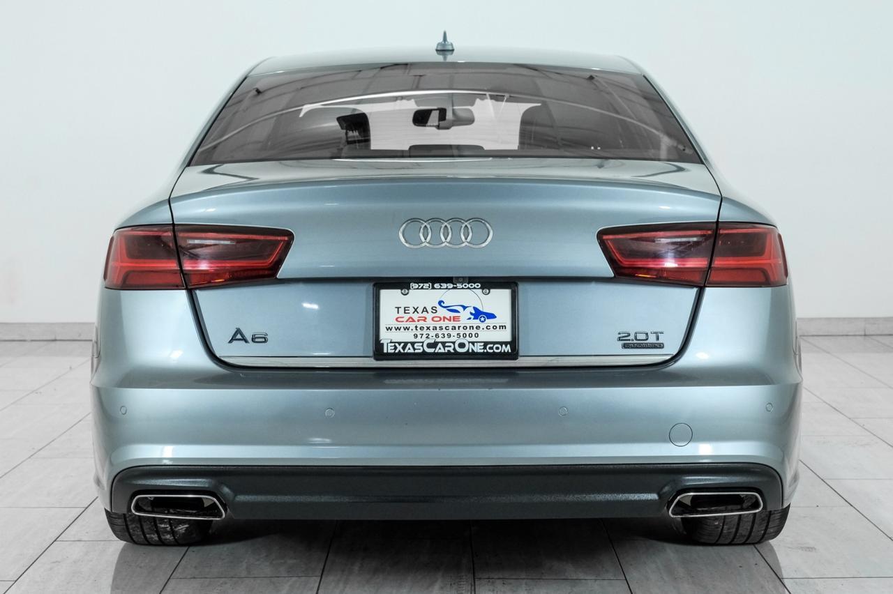 2018 Audi A6 2.0T PREMIUM QUATTRO NAVIGATION SUNROOF LEATHER HEATED SEATS REAR CAMERA KEYLESS START Carrollton TX