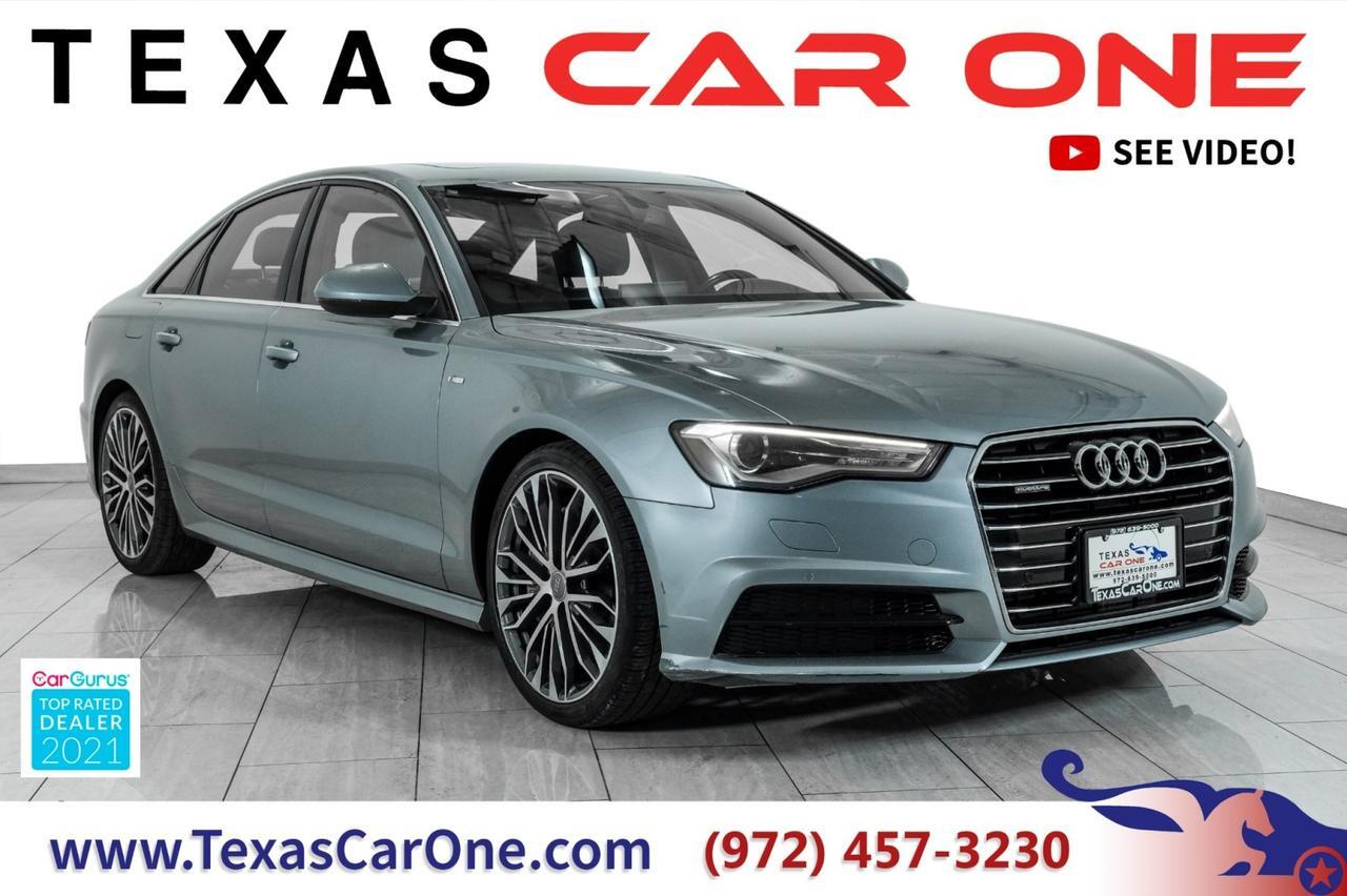 2018 Audi A6 2.0T PREMIUM QUATTRO NAVIGATION SUNROOF LEATHER HEATED SEATS REAR CAMERA KEYLESS START