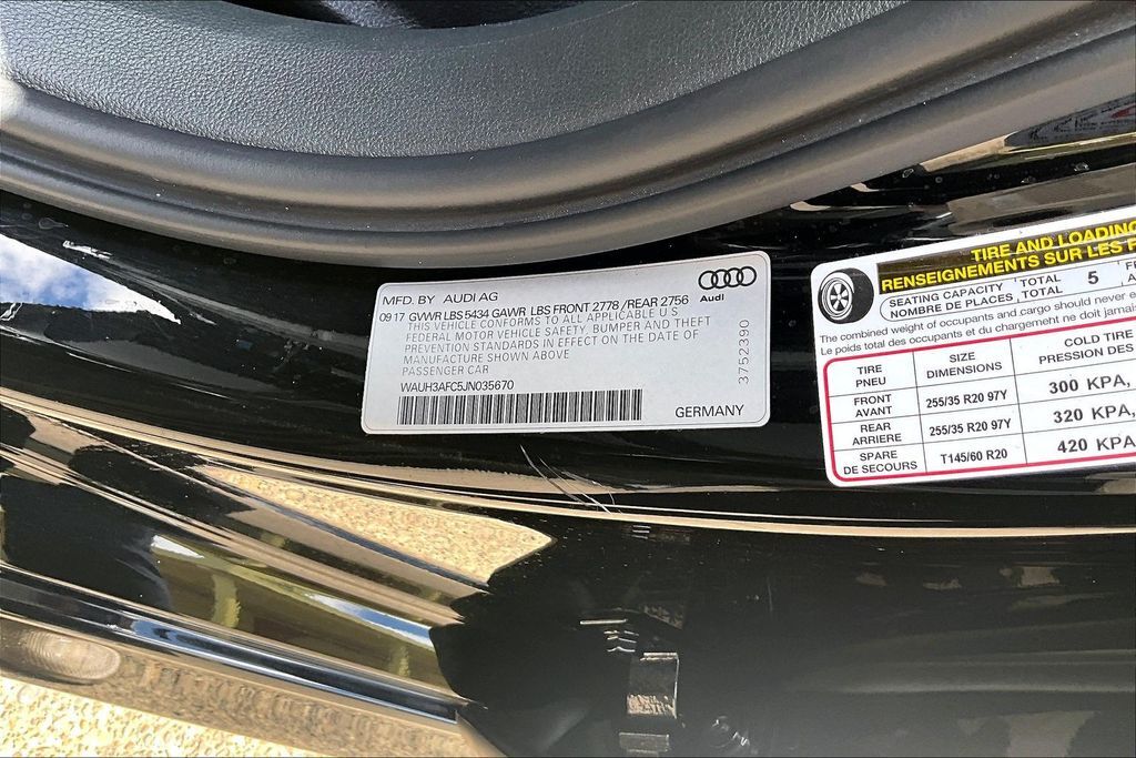 2018 Audi A6 3.0T Prestige OR