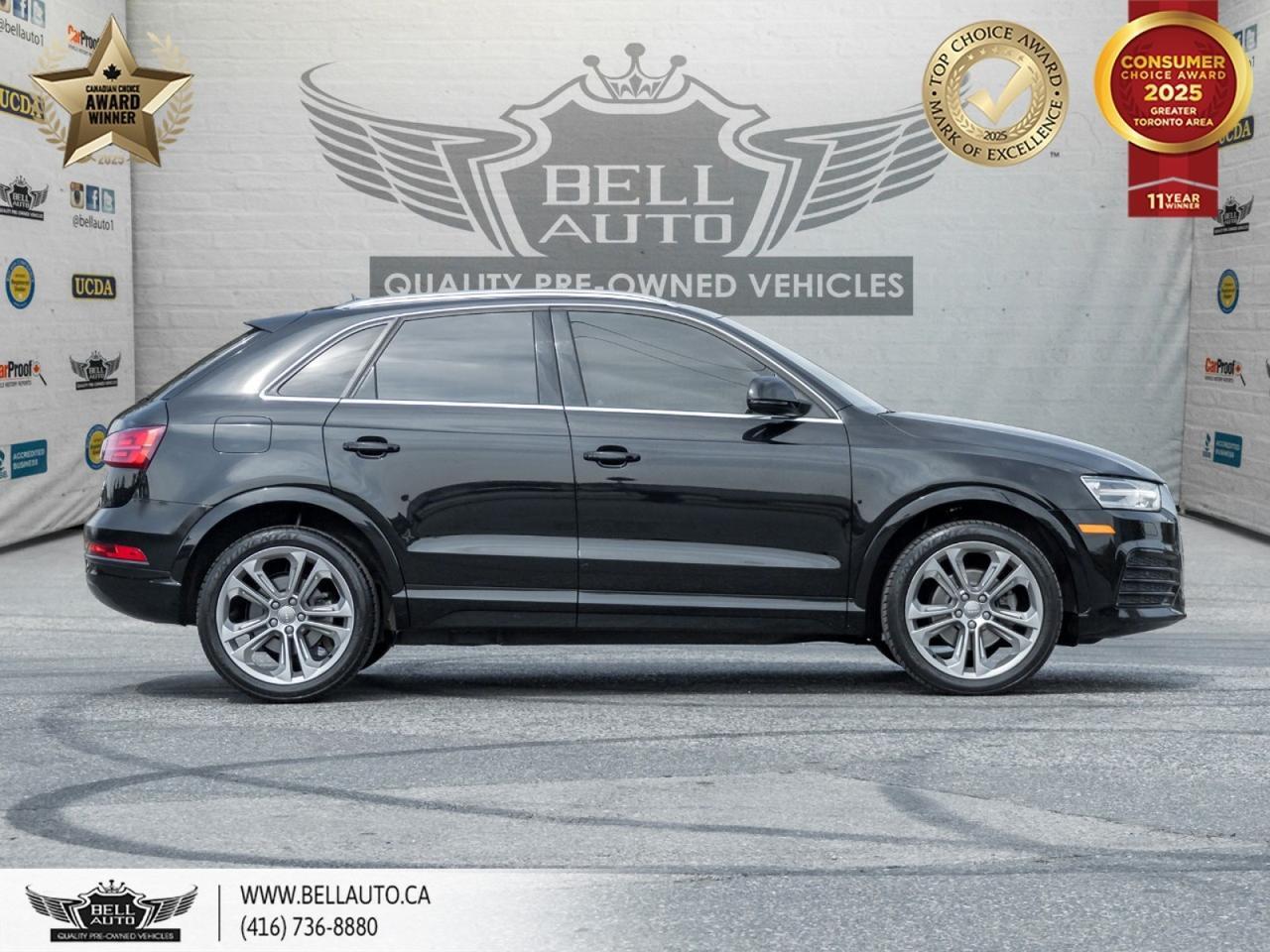 2018 Audi Q3 Progressiv | QUATTRO | PANORAMIC SUNROOF | BACKUPCAM | XENON HEADLIGHTS | POWER SEATS | NO ACCIDENT Toronto ON