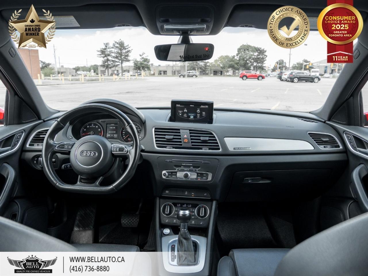 2018 Audi Q3 Progressiv, NAVI, MOONROOF, BACKUPCAM, B.SPOT, CARGOCOVER, POWERSEATS, PARKASSIST, NOACCIDENT Toronto ON