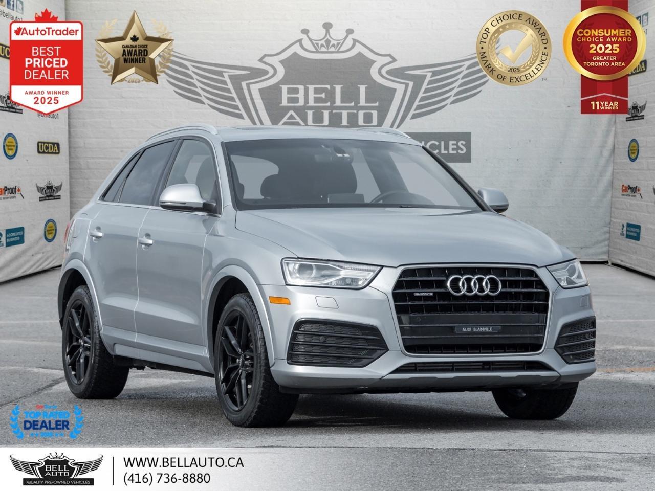 2018 Audi Q3 Progressiv QUATTRO NAVI B.CAM PANO HID LOWKMS NOACCIDENT