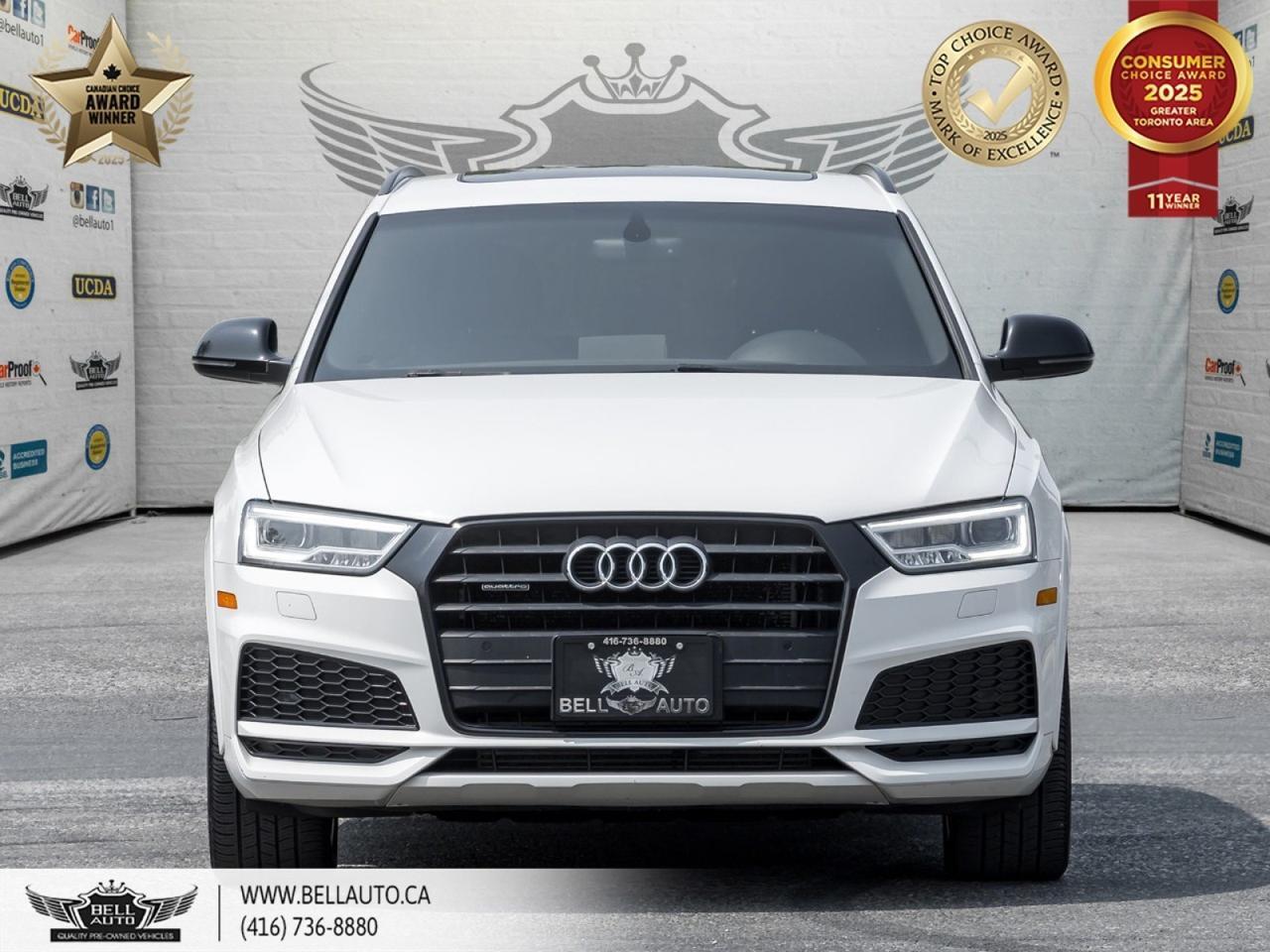 2018 Audi Q3 Technik | QUATTRO | PANO ROOF | POWER & HEATED SEATS | NAVI | BACKUPCAM | NO ACCIDENT Toronto ON