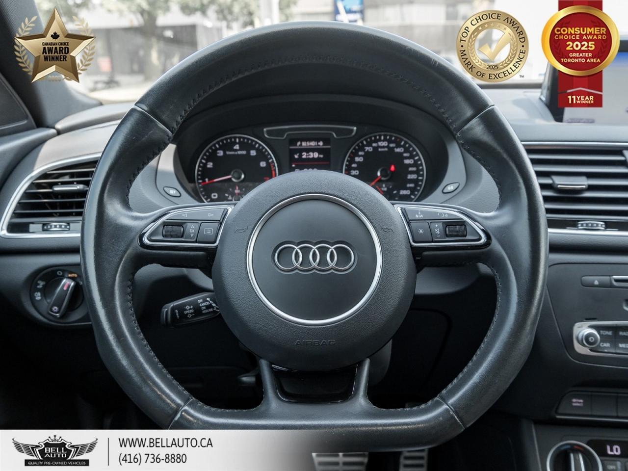 2018 Audi Q3 Technik | QUATTRO | PANO ROOF | POWER & HEATED SEATS | NAVI | BACKUPCAM | NO ACCIDENT Toronto ON