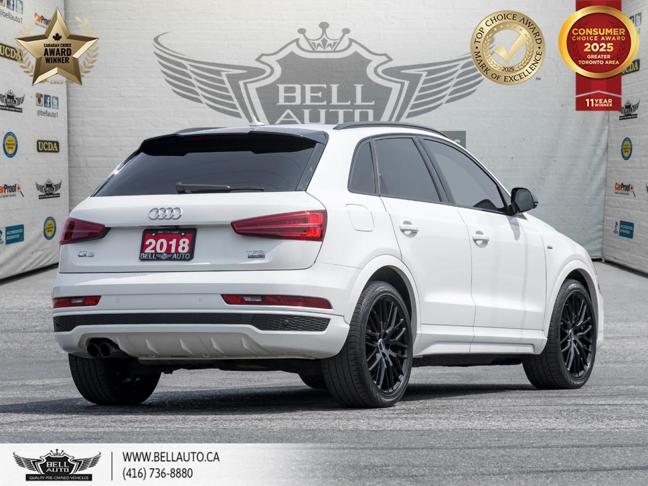 2018 Audi Q3 Technik | QUATTRO | PANO ROOF | POWER & HEATED SEATS | NAVI | BACKUPCAM | NO ACCIDENT Toronto ON