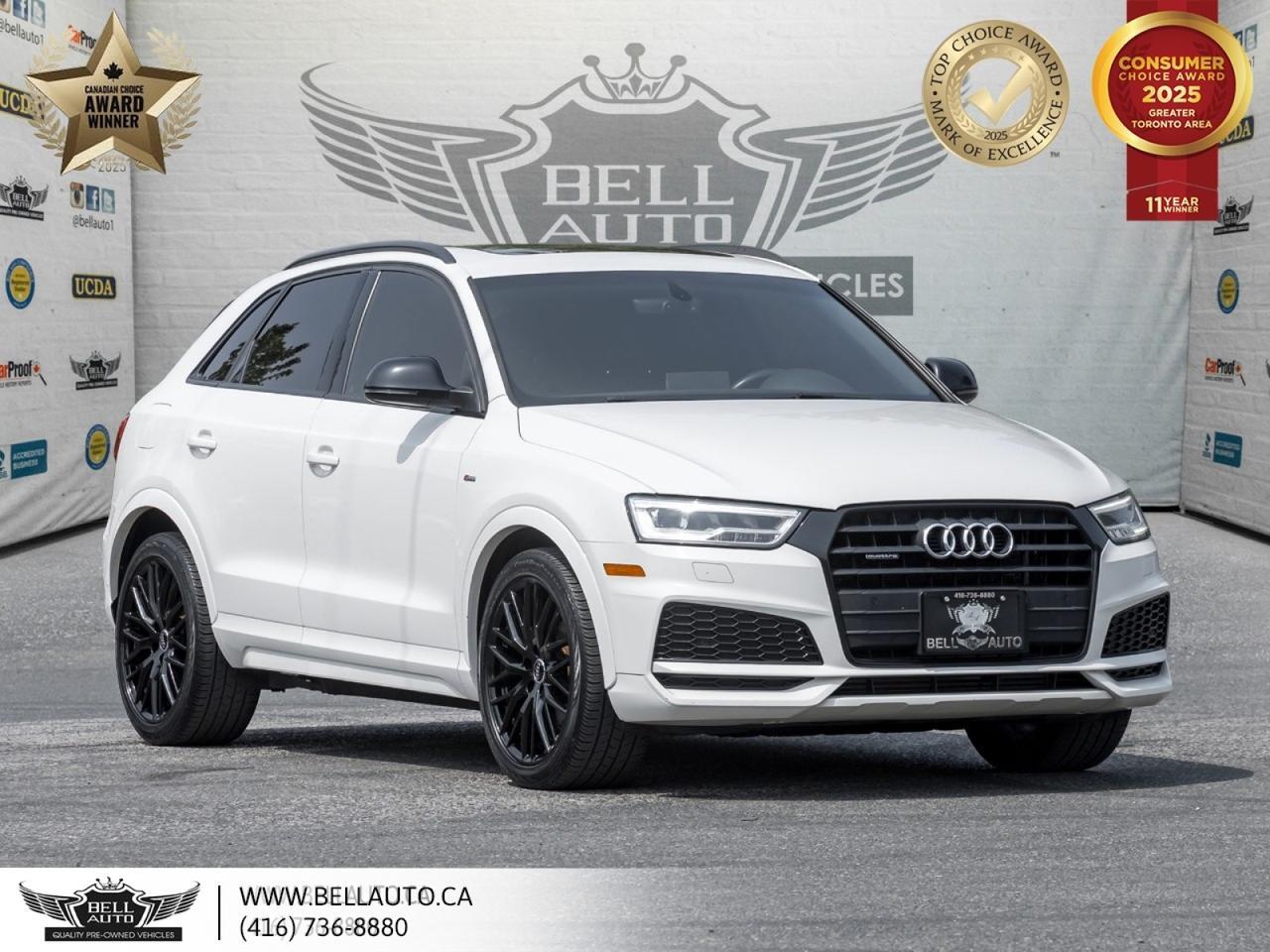 2018 Audi Q3 Technik | QUATTRO | PANO ROOF | POWER & HEATED SEATS | NAVI | BACKUPCAM | NO ACCIDENT Toronto ON