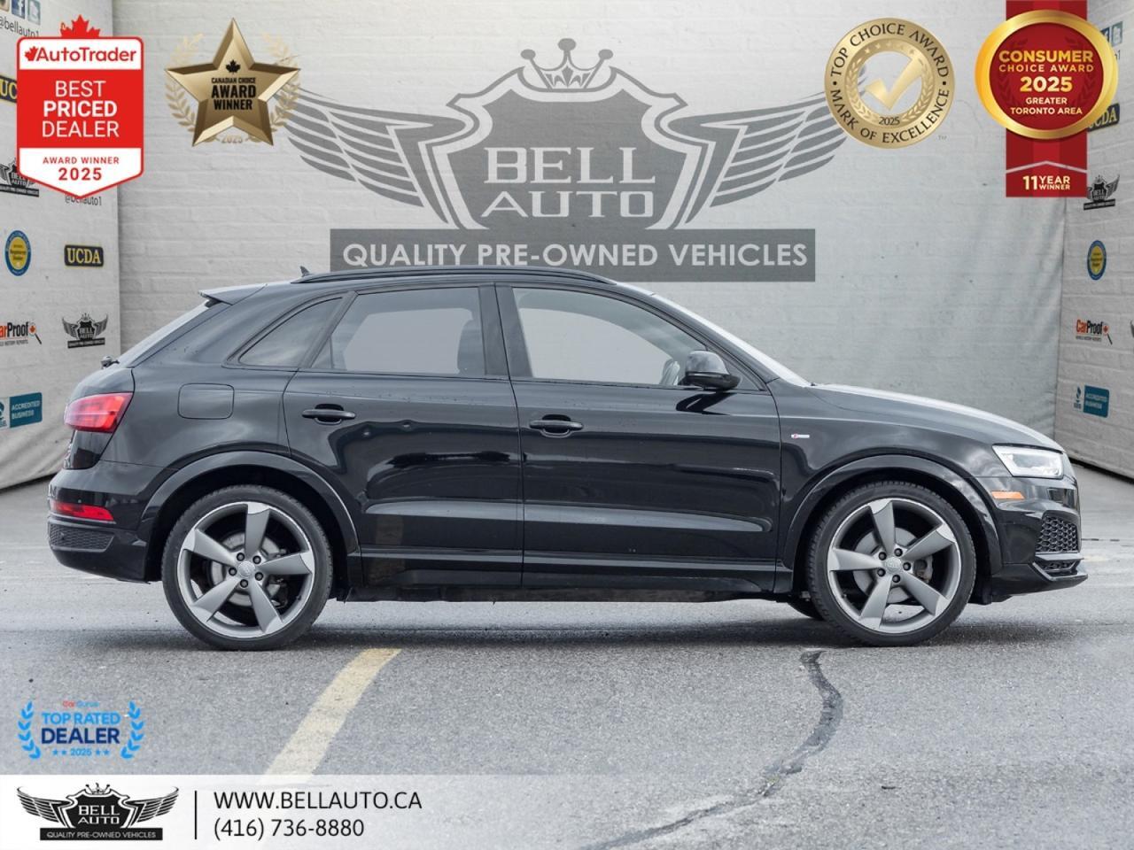 2018 Audi Q3 Technik | S-LINE | NAVI | B.CAM | PANO | BOSE | LOWKMS Toronto ON