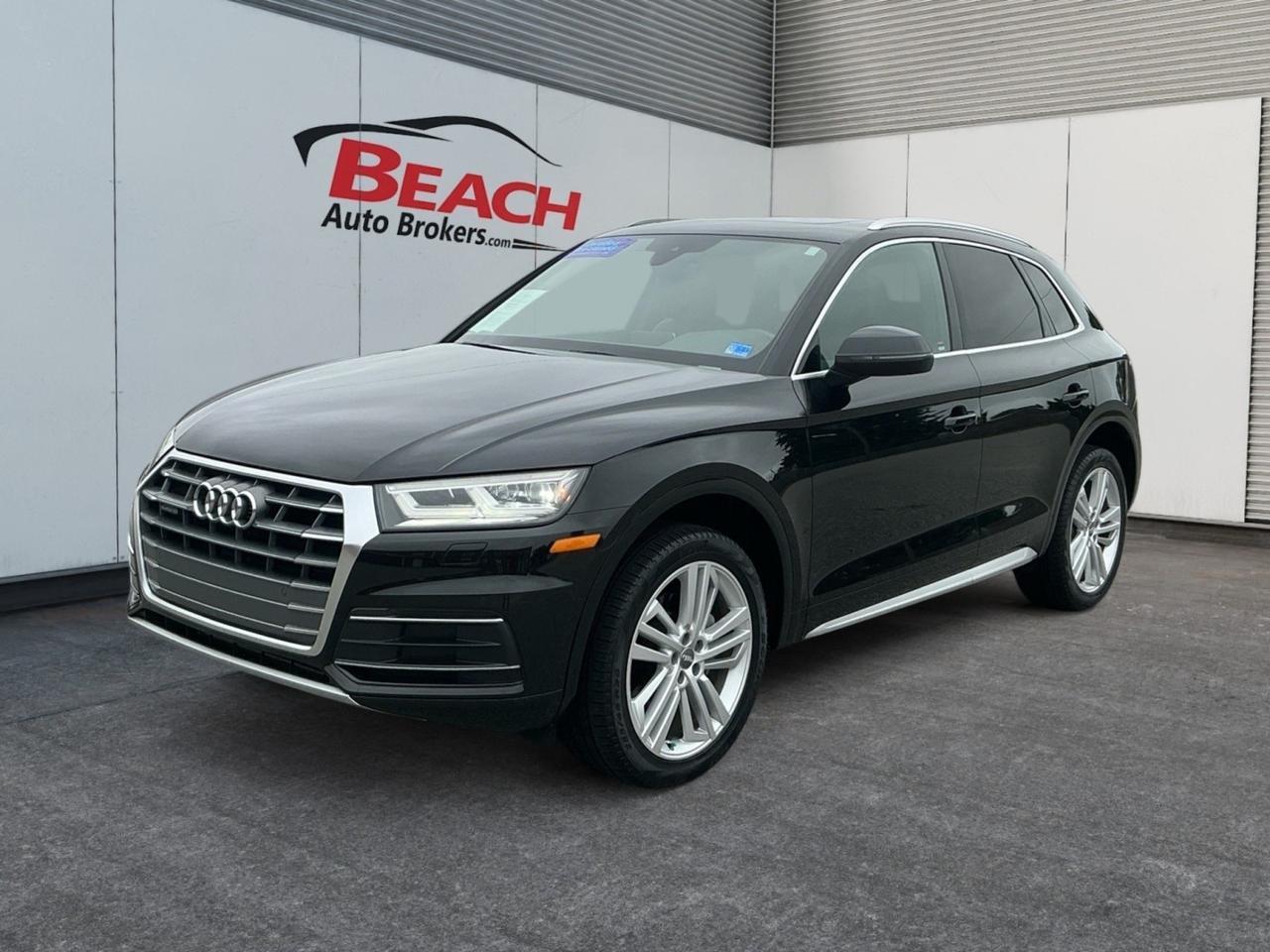 2018 Audi Q5 Premium Plus, HEATED SEATS, MOONROOF, POWER LIFTGATE, UNIVERSAL GARAGE DOOR OPENER, APPLE CARPLAY/ANDROID AUTO, BACKUP CAMERA, POWER MIRRORS, REMOTE KEYLESS ENTRY, TINTED GLASS, LOW MILES!