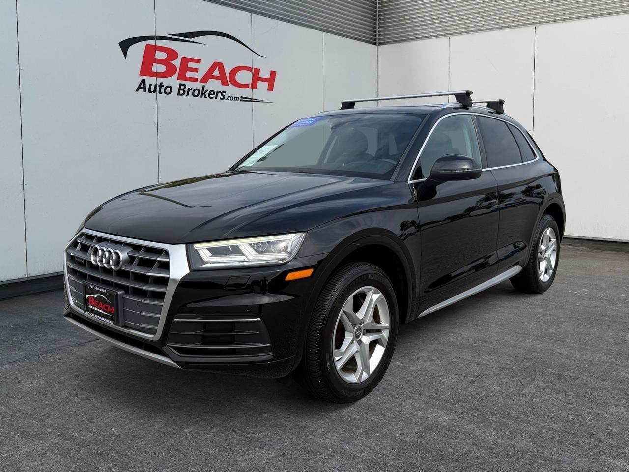 2018 Audi Q5 Premium Plus, HEATED SEATS, UNIVERSAL GARAGE DOOR OPENER, BLUETOOTH, POWER LIFTGATE, BACKUP CAMERA, POWER MIRRORS, KEYLESS START, MOONROOF, CLEAN CARFAX!
