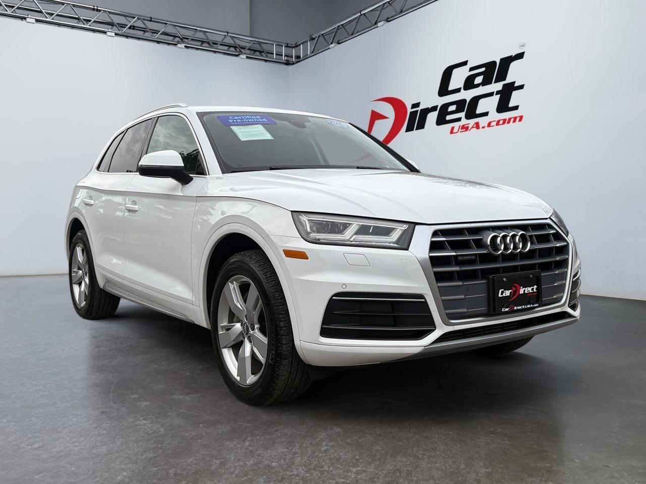 2018 Audi Q5 Premium Plus, POWER LIFTGATE, 360 BACKUP CAMERA, PANORAMIC MOONROOF, APPLE CARPLAY/ANDROID AUTO, HEATED STEERING WHEEL & SEATS, BLIND SPOT ALERT, LANE KEEP ASSIST, LOW MILEAGE, RIDE IN LUXURY!