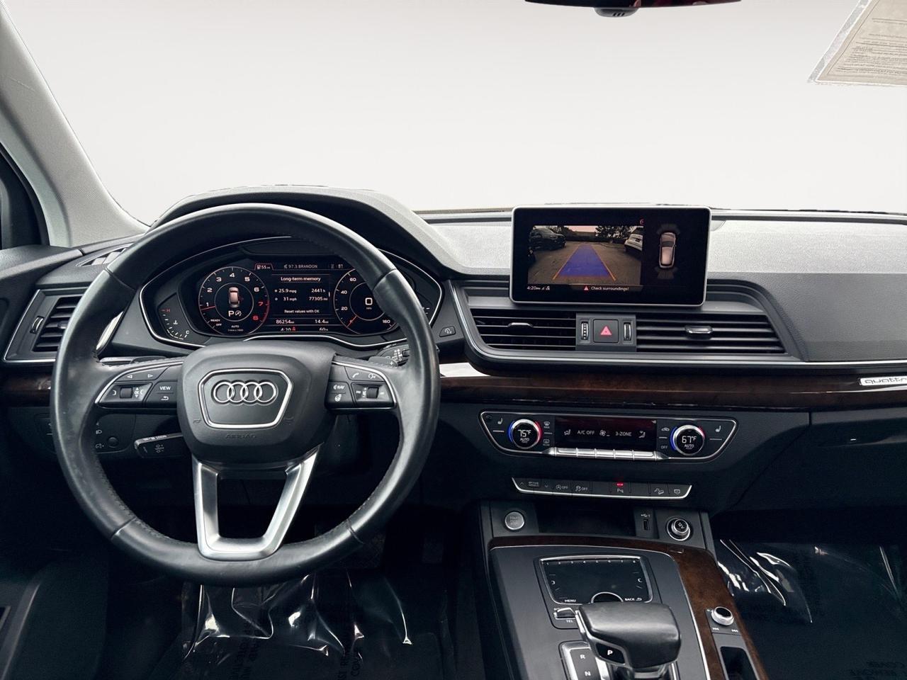 2018 Audi Q5 Premium Plus, POWER LIFTGATE, 360 BACKUP CAMERA, PANORAMIC MOONROOF, APPLE CARPLAY/ANDROID AUTO, HEATED STEERING WHEEL & SEATS, BLIND SPOT ALERT, LANE KEEP ASSIST, LOW MILEAGE, RIDE IN LUXURY!