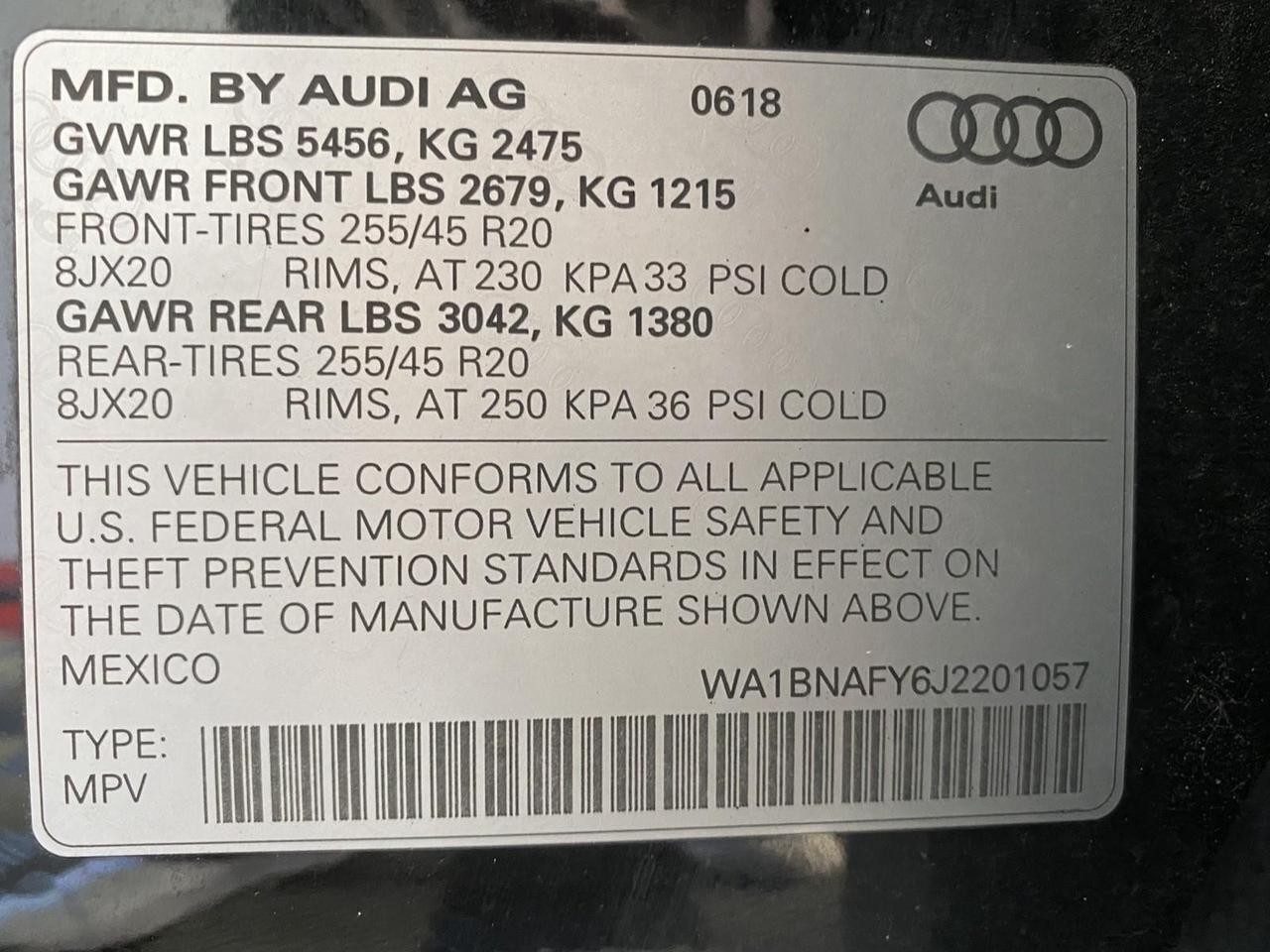 2018 Audi Q5 Premium Plus Richmond Hill NY
