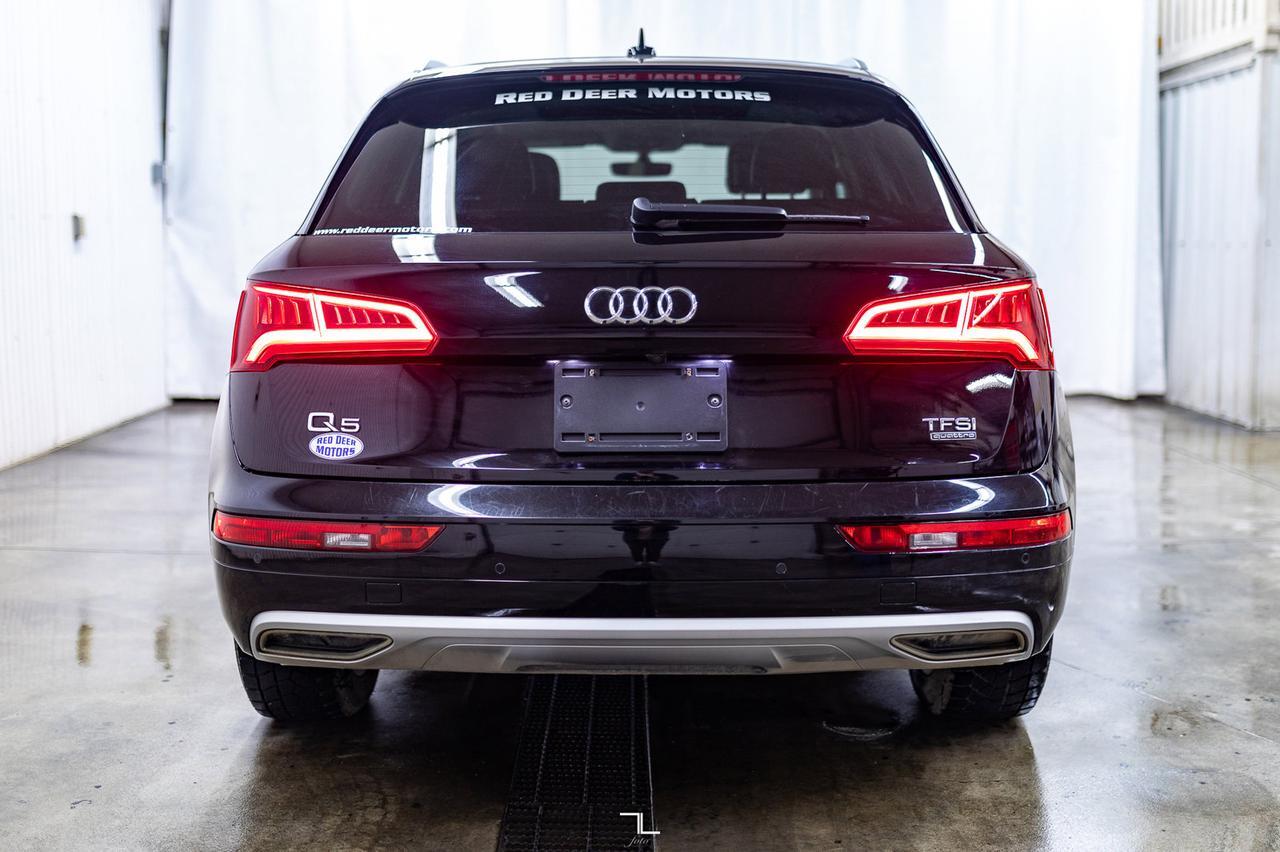 2018 Audi Q5 Quattro Progressiv Leather Roof Nav BCam Red Deer AB
