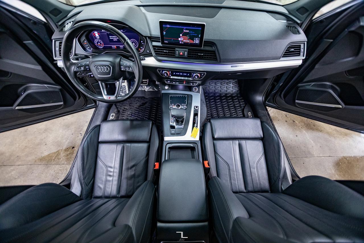 2018 Audi Q5 Quattro Technik S-Line Leather Roof Nav BCam Red Deer AB