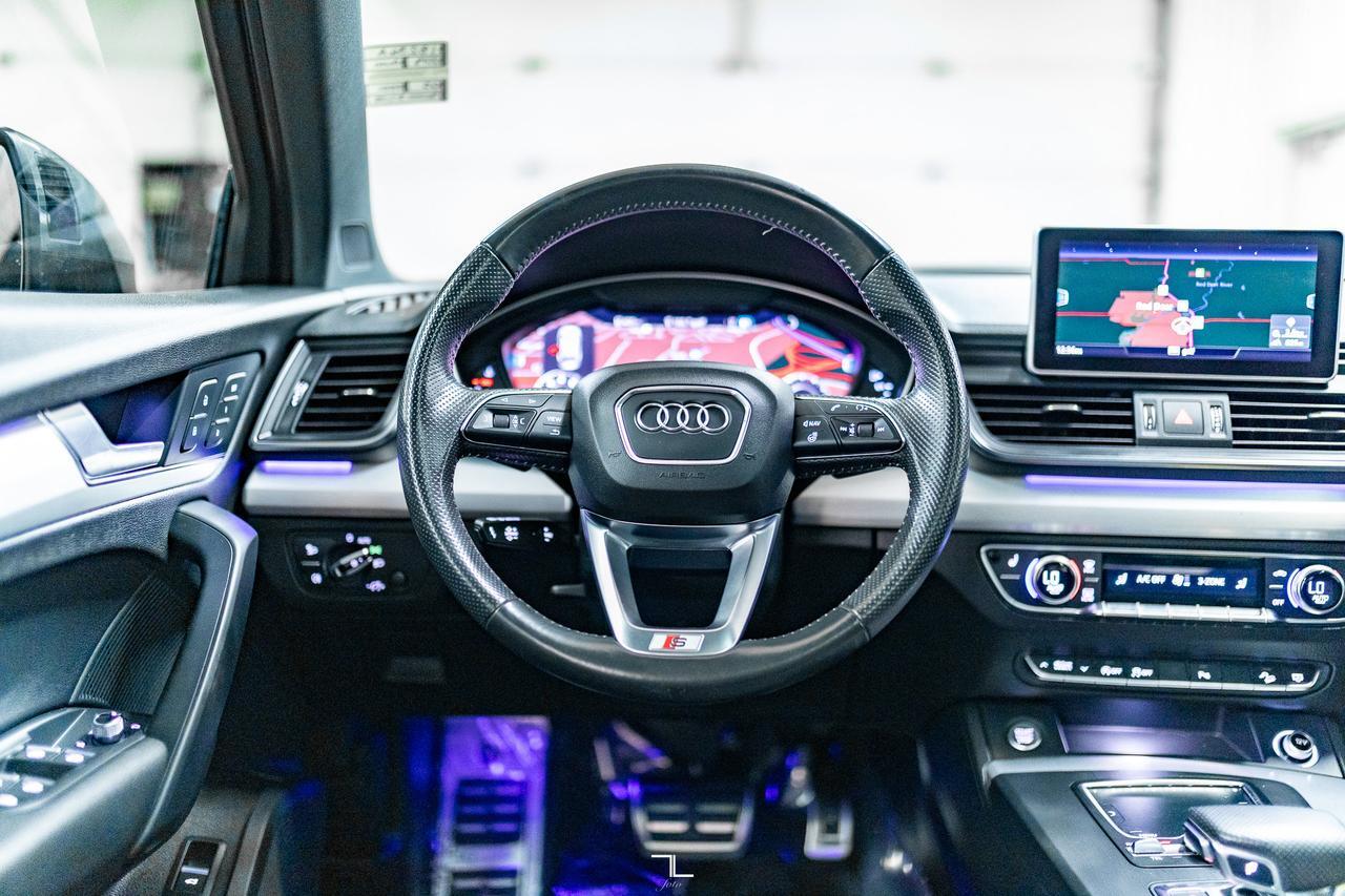 2018 Audi Q5 Quattro Technik S-Line Leather Roof Nav BCam Red Deer AB