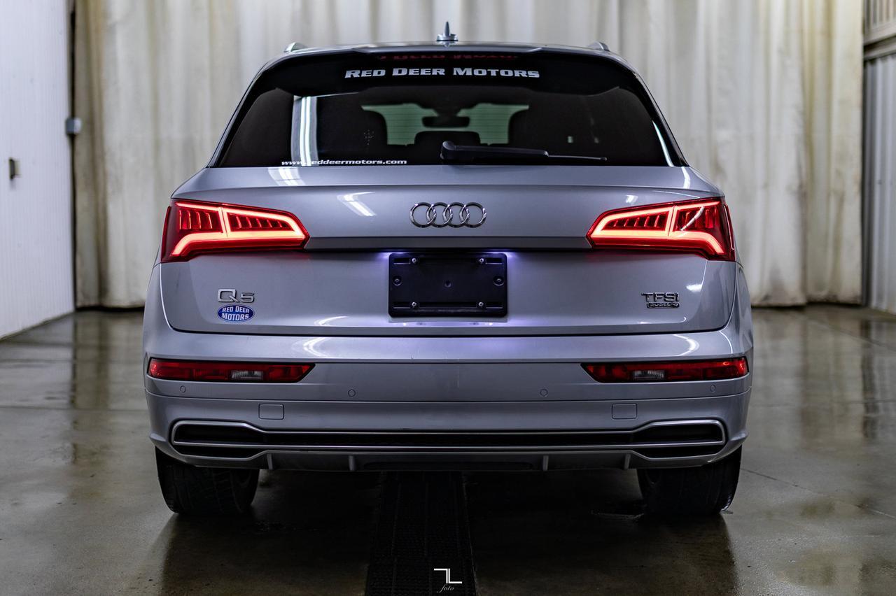 2018 Audi Q5 Quattro Technik S-Line Leather Roof Nav BCam Red Deer AB