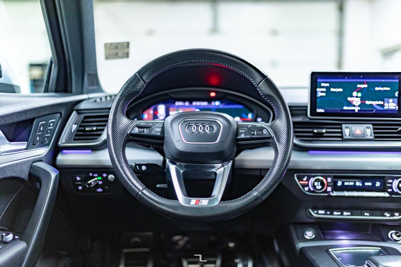 2018 Audi Q5 Quattro Technik S-Line Leather Roof Nav BCam Red Deer AB