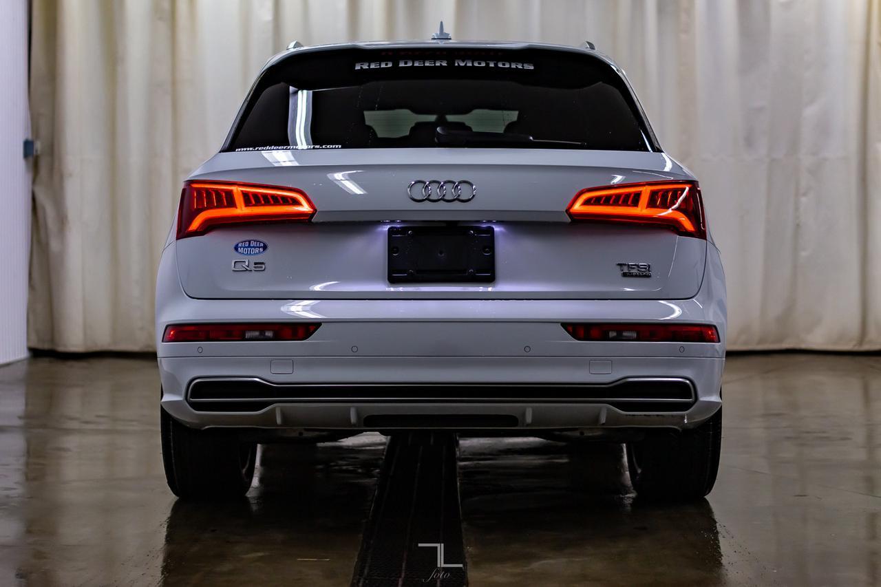 2018 Audi Q5 Quattro Technik S-Line Leather Roof Nav Red Deer AB