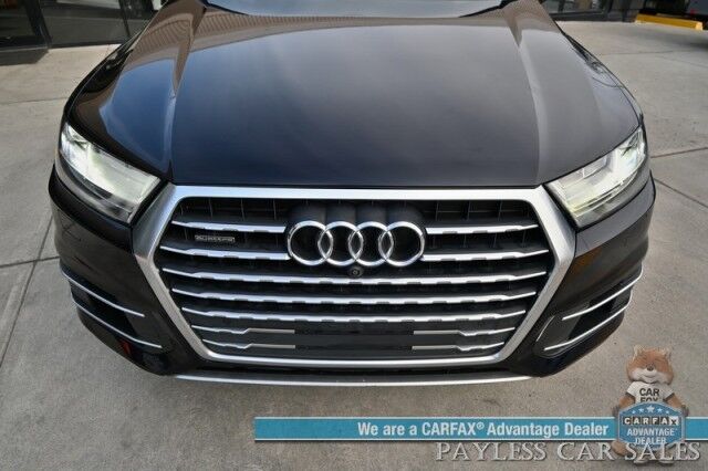 2018 Audi Q7 Premium Plus / AWD / Vision & Warm Weather Pkg / Heated & Cooled Leather Seats / Heated Steering Wheel / Panoramic Sunroof / NAV / Bose Speakers / Power 3rd Row / Seats 7 / Keyless Entry & Start / 25 MPG Anchorage AK 2018 Audi Q7 Premium Plus / AWD / Vision & Warm Weather Pkg / Heated & Cooled Leather Seats / Heated Steering Wheel / Panoramic Sunroof / NAV / Bose Speakers / Power 3rd Row / Seats 7 / Keyless Entry & Start / 25 MPG Anchorage AK