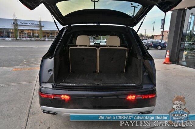 2018 Audi Q7 Premium Plus / AWD / Vision & Warm Weather Pkg / Heated & Cooled Leather Seats / Heated Steering Wheel / Panoramic Sunroof / NAV / Bose Speakers / Power 3rd Row / Seats 7 / Keyless Entry & Start / 25 MPG Anchorage AK 2018 Audi Q7 Premium Plus / AWD / Vision & Warm Weather Pkg / Heated & Cooled Leather Seats / Heated Steering Wheel / Panoramic Sunroof / NAV / Bose Speakers / Power 3rd Row / Seats 7 / Keyless Entry & Start / 25 MPG Anchorage AK