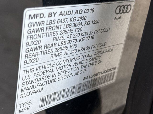 2018 Audi Q7 Premium Plus San Antonio TX