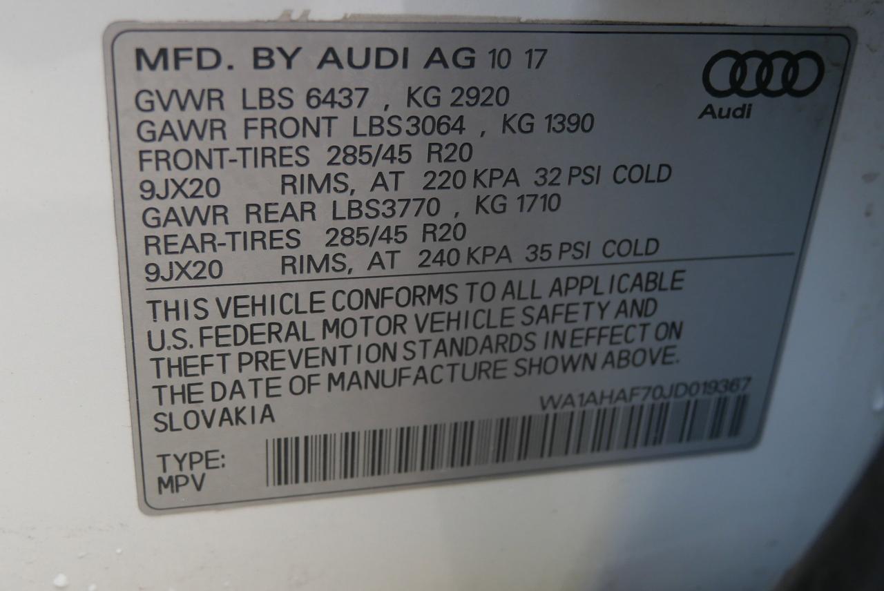 2018 Audi Q7 Premium San Juan TX