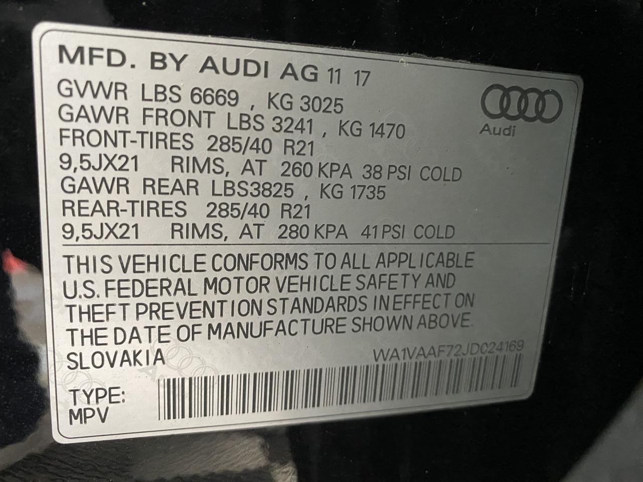 2018 Audi Q7 Prestige Richmond Hill NY