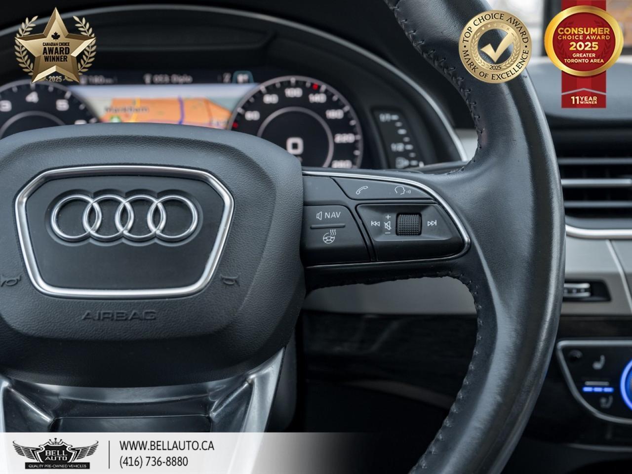 2018 Audi Q7 Progressiv, PREMIUMPLUS, HUD, 3RDROWSEATING, 7-PASS, NAVI, PANO, BACKUPCAM Toronto ON