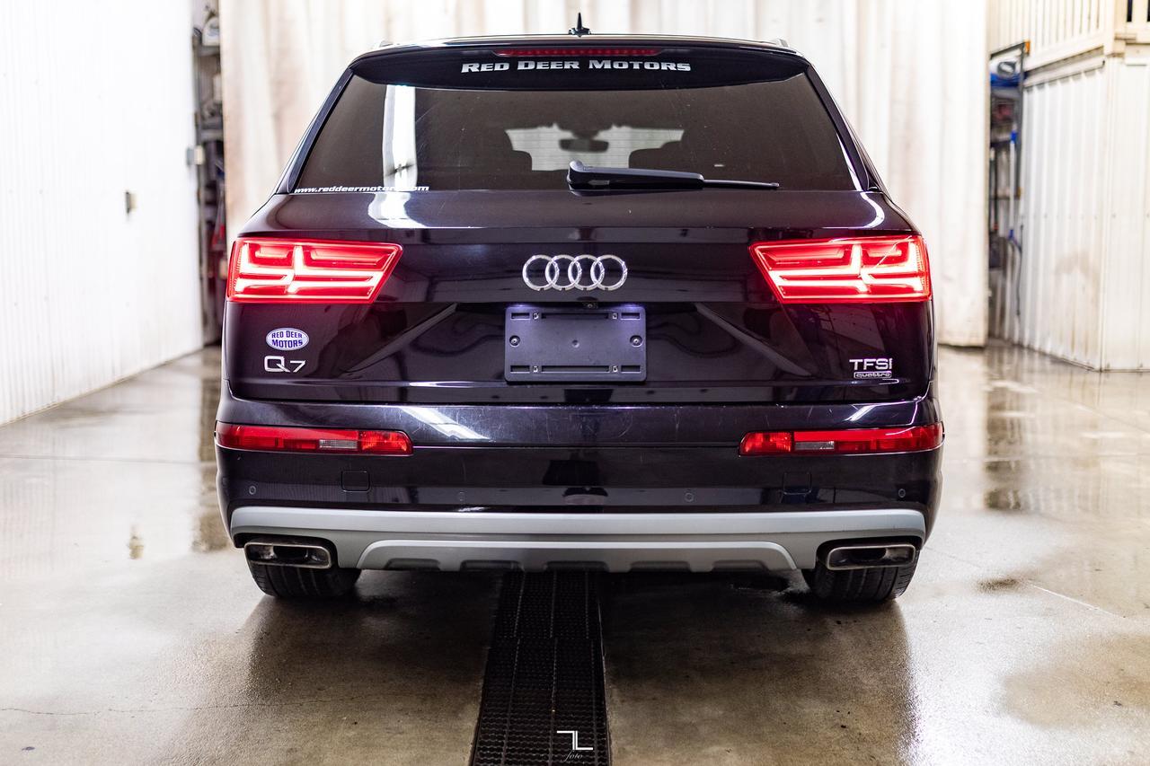 2018 Audi Q7 Quattro Progressiv Leather Roof Nav BCam Red Deer AB