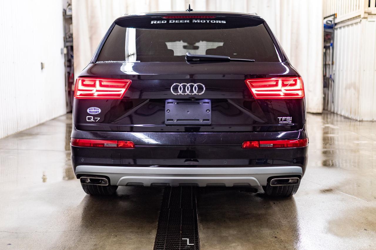 2018 Audi Q7 Quattro Progressiv Leather Roof Nav BCam Red Deer AB