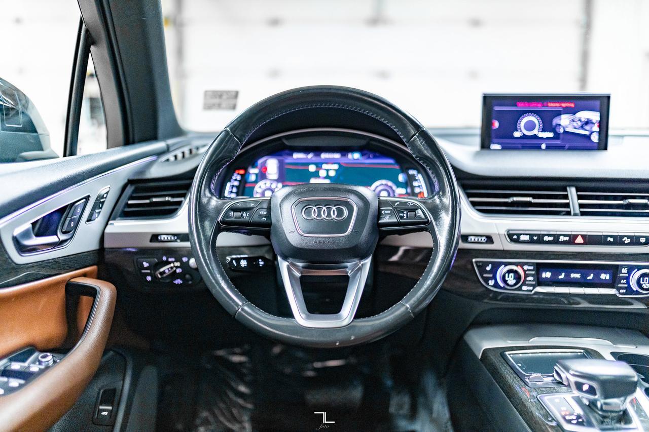 2018 Audi Q7 Quattro Progressiv Leather Roof Nav BCam Red Deer AB