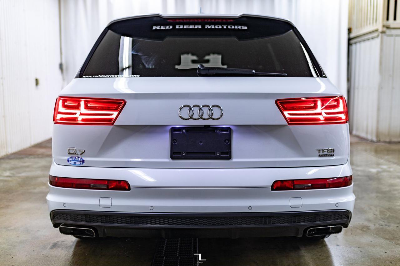 2018 Audi Q7 Quattro Technik S-Line Leather Roof Nav Red Deer AB