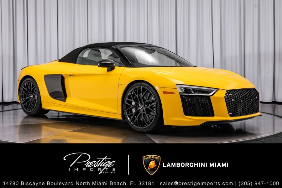 2018 Audi R8 Spyder V10 plus North Miami FL 2018 Audi R8 Spyder V10 plus North Miami FL