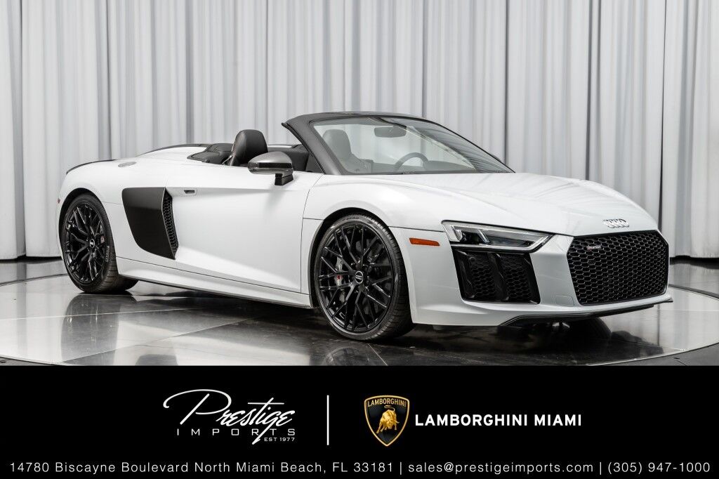 2018 Audi R8 Spyder V10 plus North Miami Beach FL 2018 Audi R8 Spyder V10 plus North Miami Beach FL