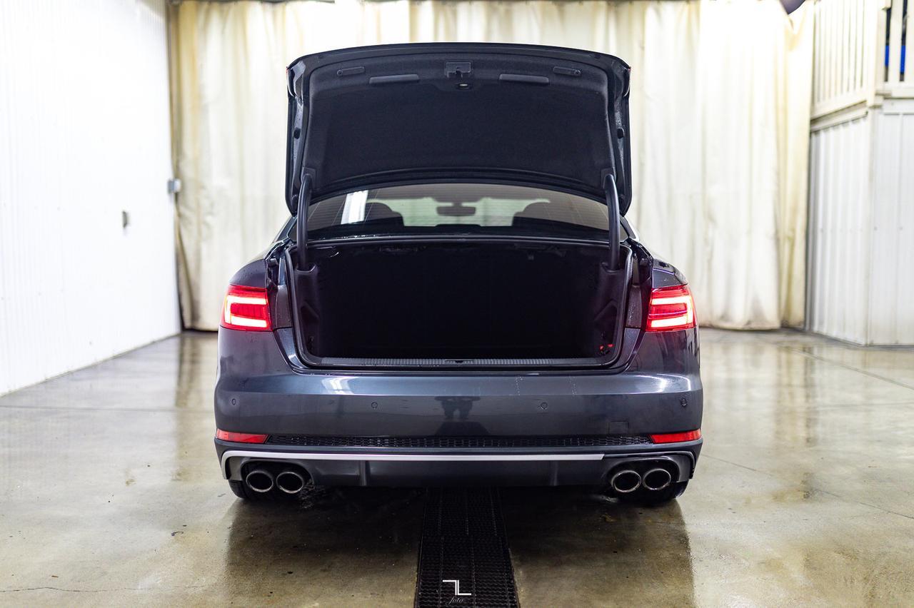 2018 Audi S4 Quattro Technik Leather Roof Nav BCam Red Deer AB