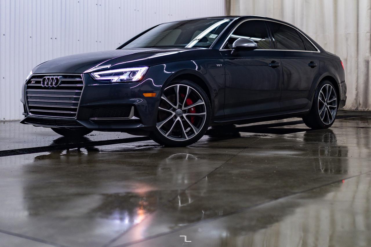 2018 Audi S4 Quattro Technik Leather Roof Nav BCam Red Deer AB