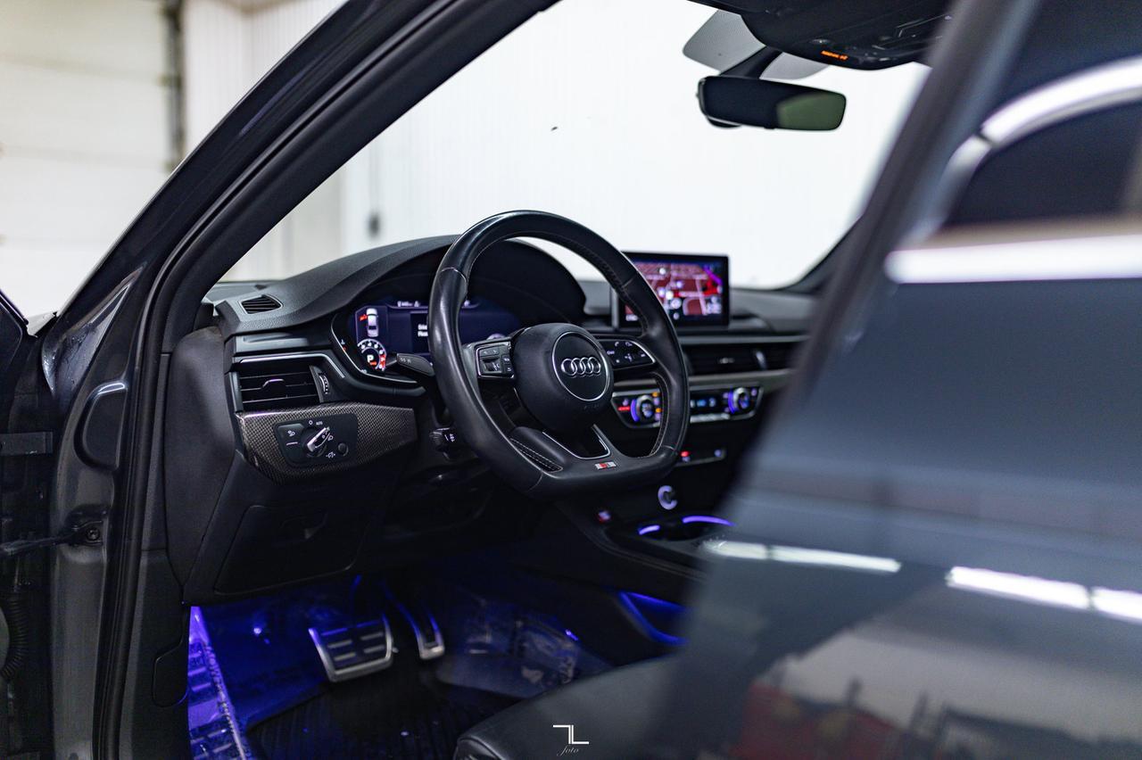 2018 Audi S4 Quattro Technik Leather Roof Nav BCam Red Deer AB