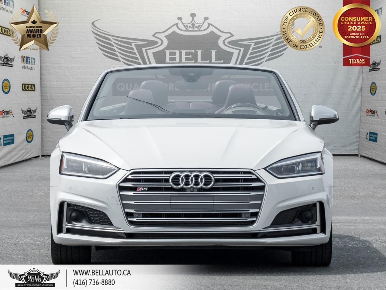 2018 Audi S5 Cabriolet Technik | REDLEATHER | HUD | NAVI | BACKUPCAM | DUALSHIFT | MASSAGESEATS Toronto ON