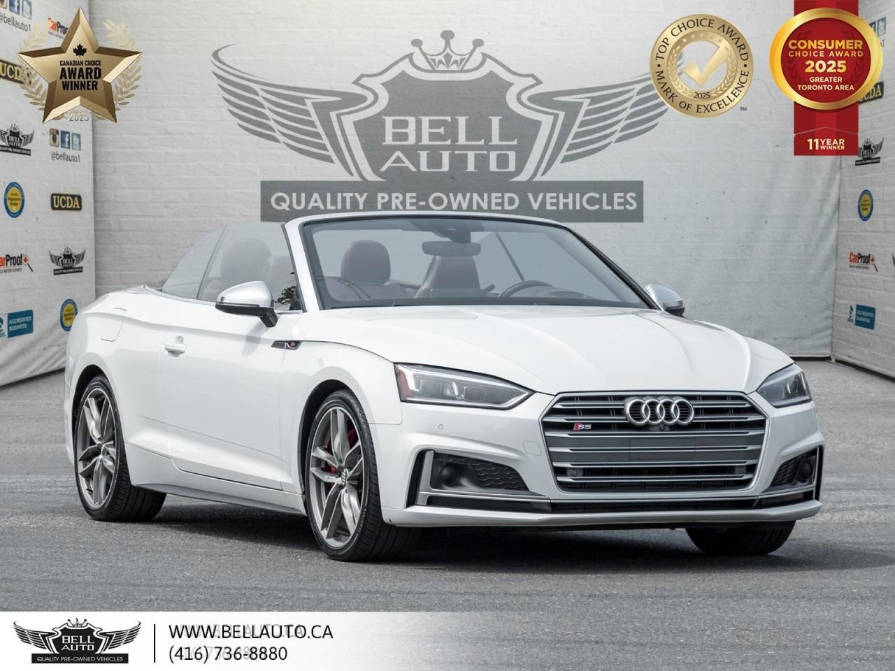 2018 Audi S5 Cabriolet Technik | REDLEATHER | HUD | NAVI | BACKUPCAM | DUALSHIFT | MASSAGESEATS