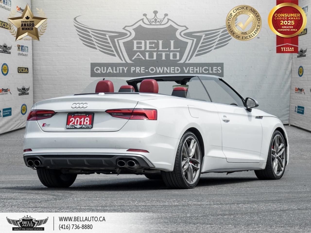 2018 Audi S5 Cabriolet Technik | REDLEATHER | HUD | NAVI | BACKUPCAM | DUALSHIFT | MASSAGESEATS Toronto ON