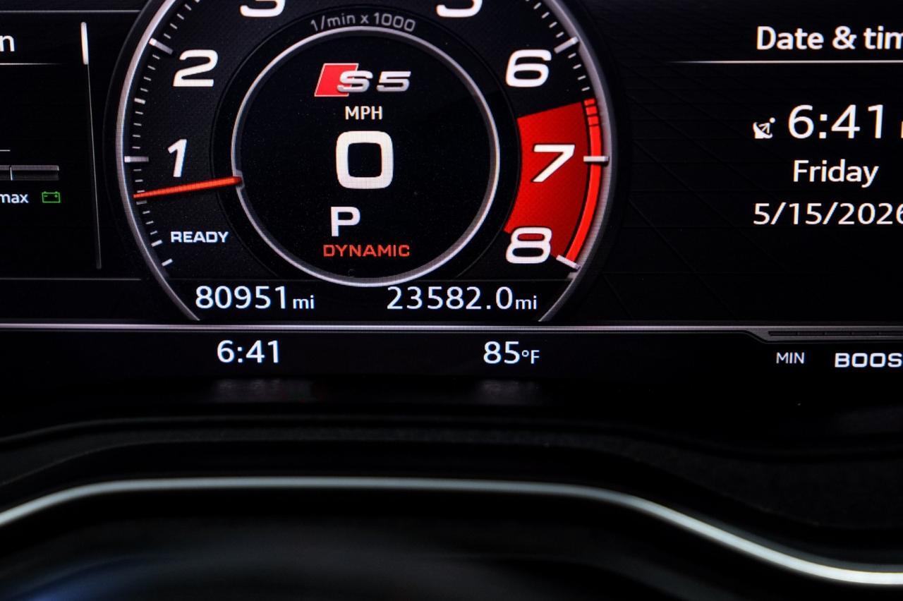 2018 Audi S5 Convertible PREMIUM PLUS QUATTRO BLIND SPOT NAVIGATION LEATHER HEATED SEATS Carrollton TX