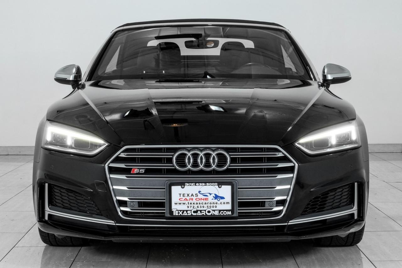2018 Audi S5 Convertible PREMIUM PLUS QUATTRO BLIND SPOT NAVIGATION LEATHER HEATED SEATS