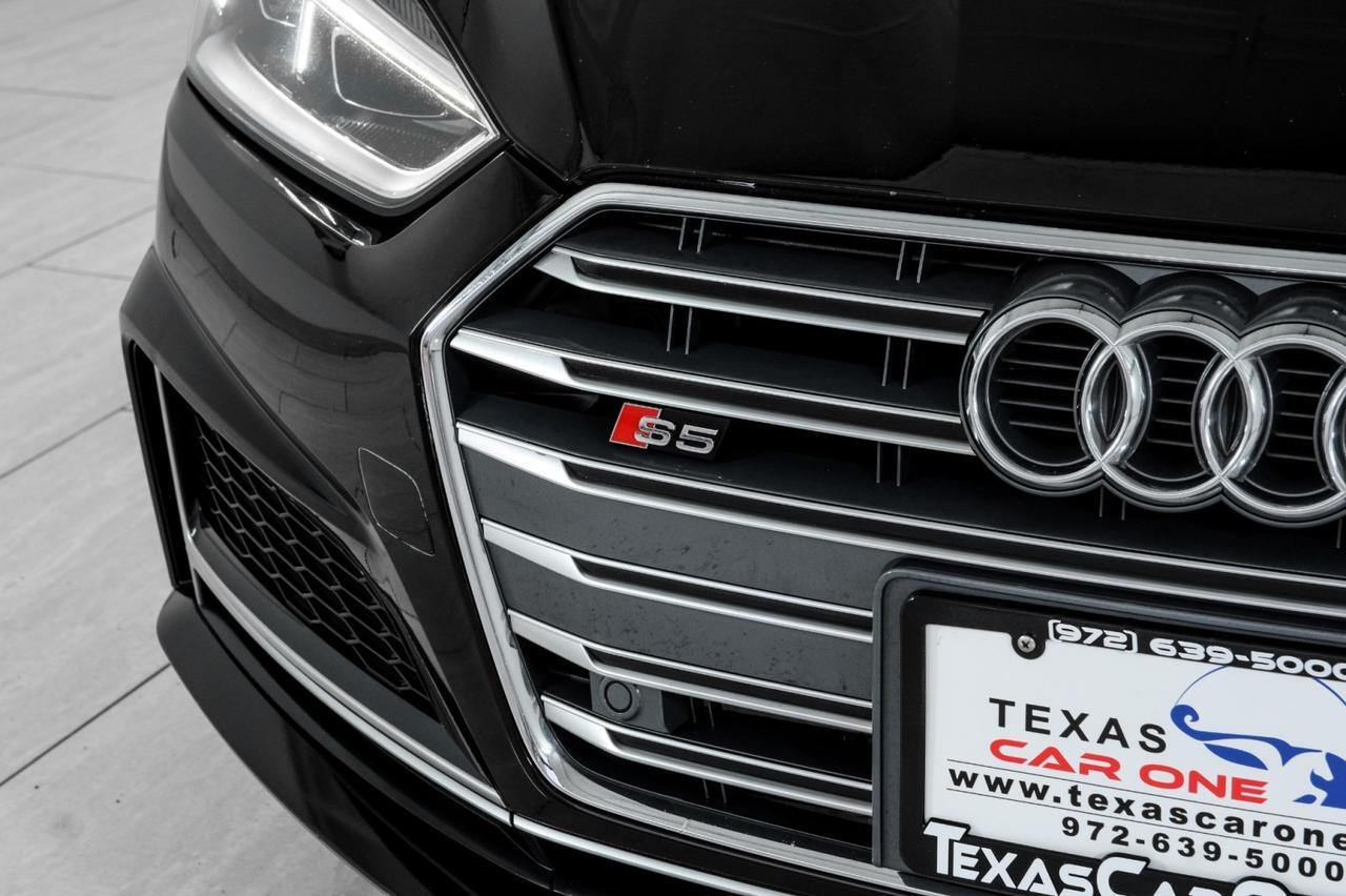 2018 Audi S5 Convertible PREMIUM PLUS QUATTRO BLIND SPOT NAVIGATION LEATHER HEATED SEATS Carrollton TX