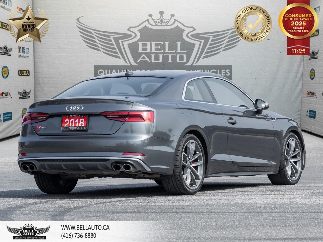 2018 Audi S5 Coupe Technik 3.0 TFSI | PRESTIGE | SUNROOF | MASSAGESEATS | FINENAPPALEATHER | NOACCIDENT Toronto ON
